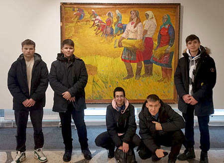 Учащиеся группы 27 посетили выставку «Залаты фонд»