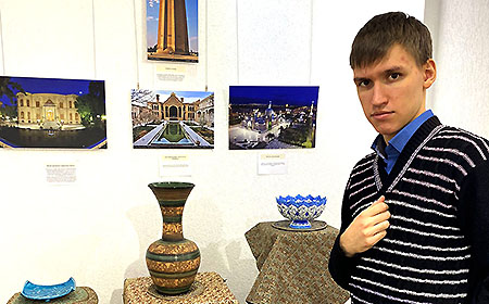 Учащиеся группы 27, посетили культурно-художественную выставку иранского искусства «Удивительный Иран»