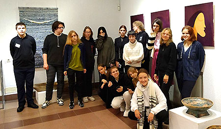 Учащиеся группы №34 посетили выставку декоративно-прикладного искусства «Арт-трансформация»