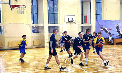 23 октября на базе нашего колледжа начались соревнования по баскетболу