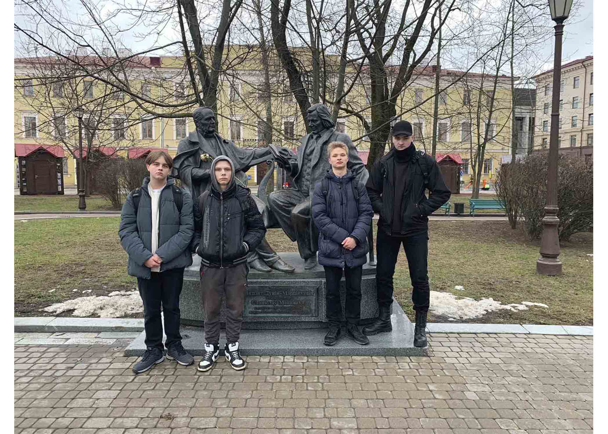 3 января учащиеся группы 42 совершили пешеходную экскурсию по историческому центру г. Минска.
