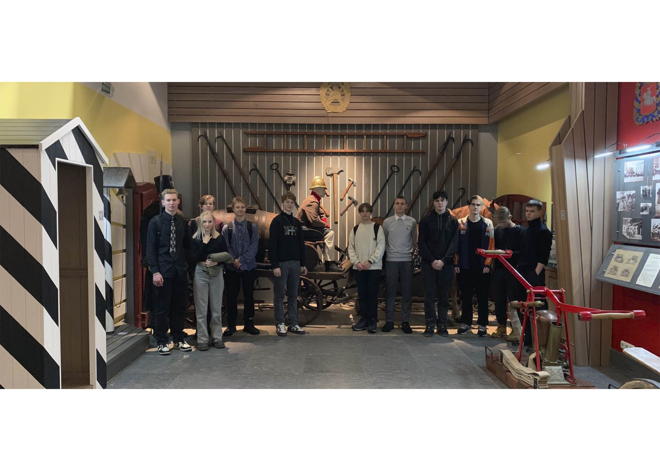 25 января учащиеся учреждения образования посетили Музей пожарного и аварийно-спасательного дела