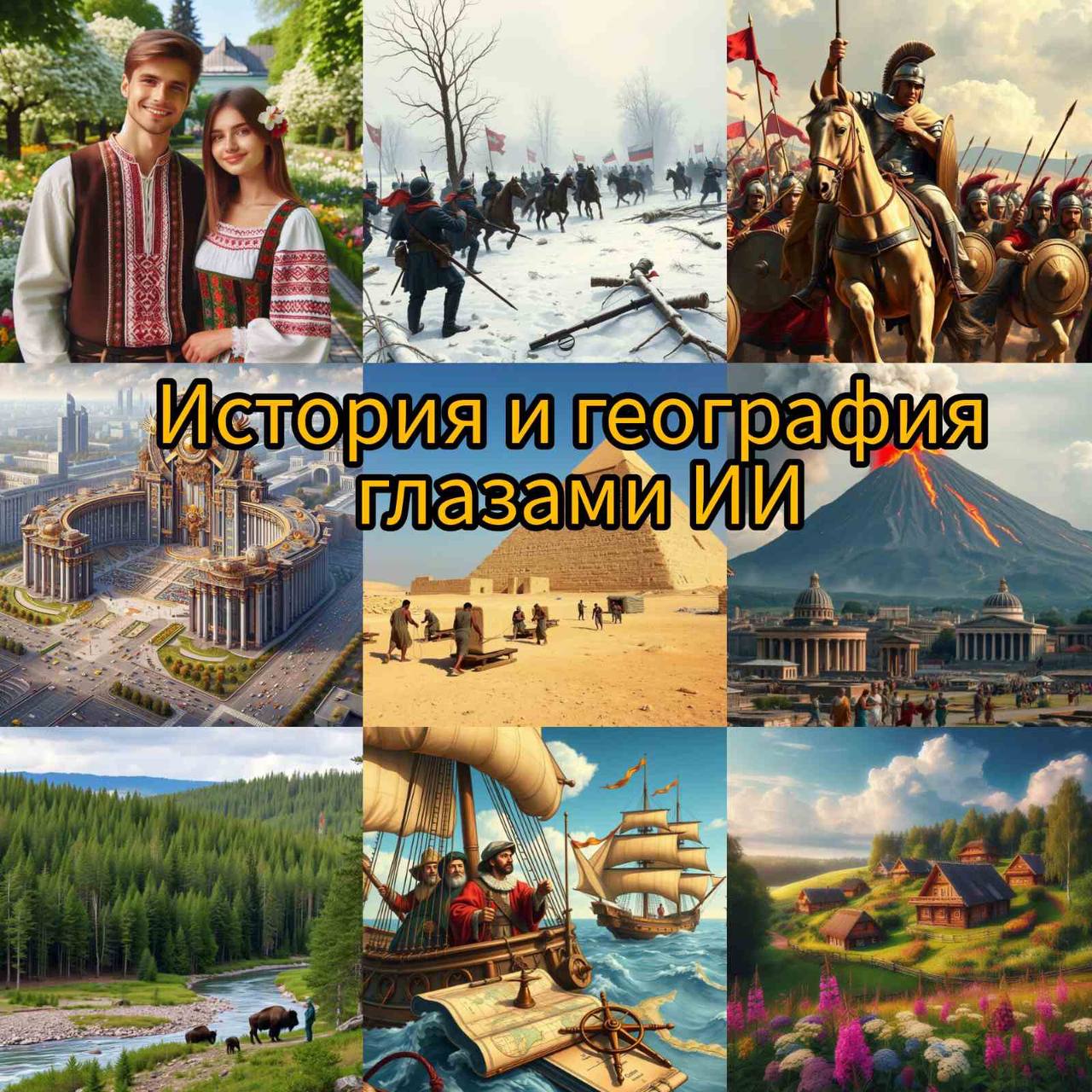 История и география глазами искусственного интеллекта