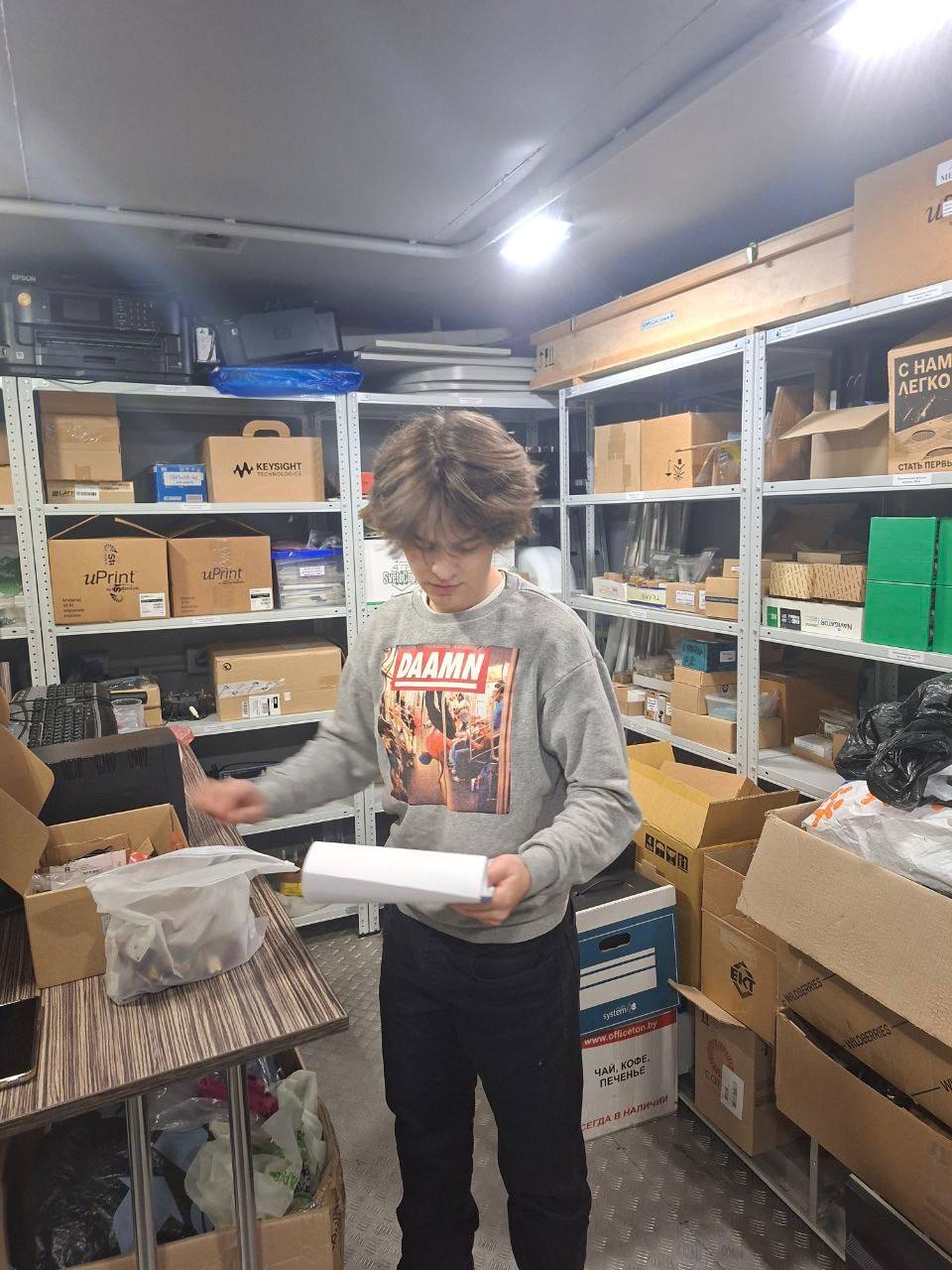 В объективе профессиональная подготовка школьников!