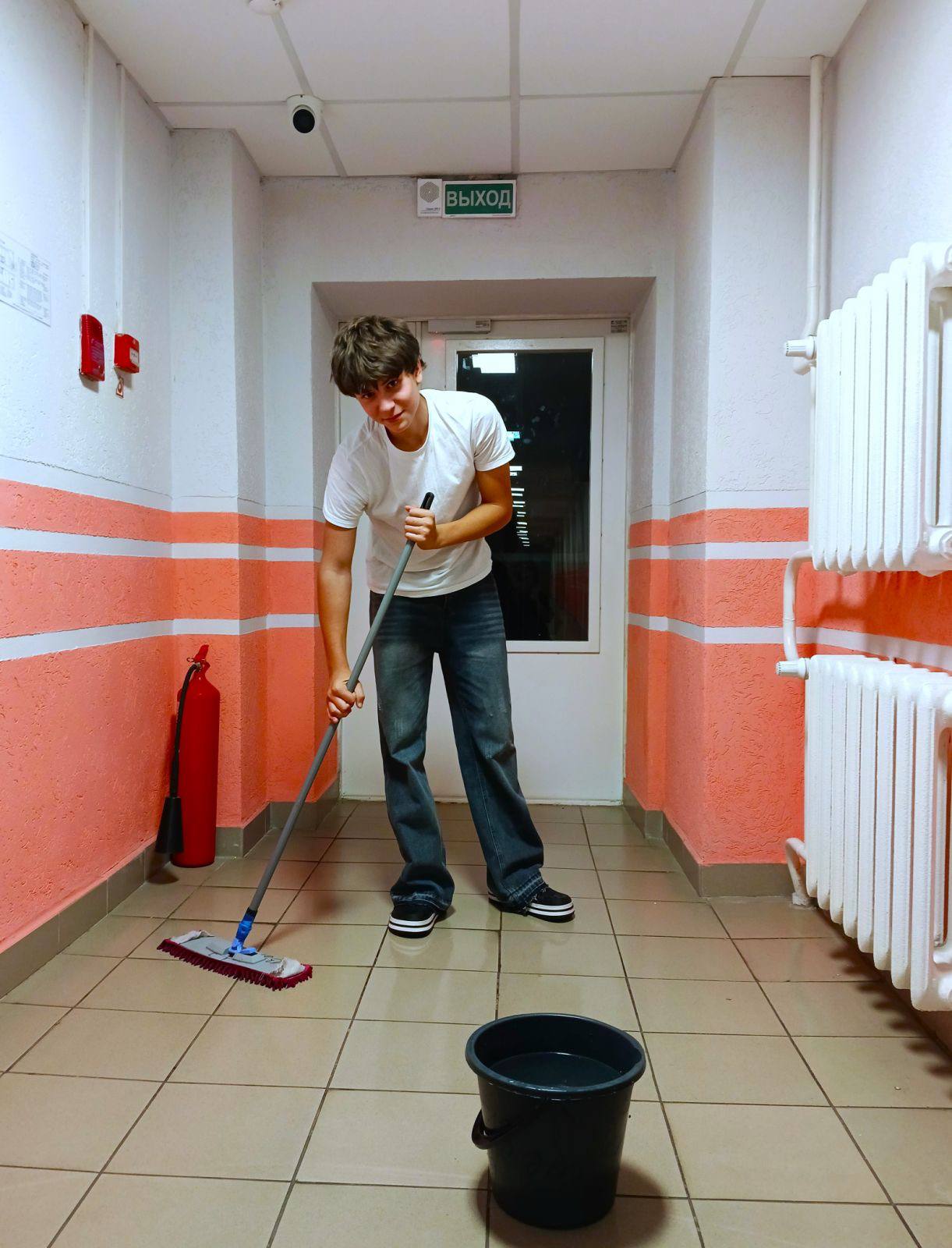 "Чистый" четверг в общежитии