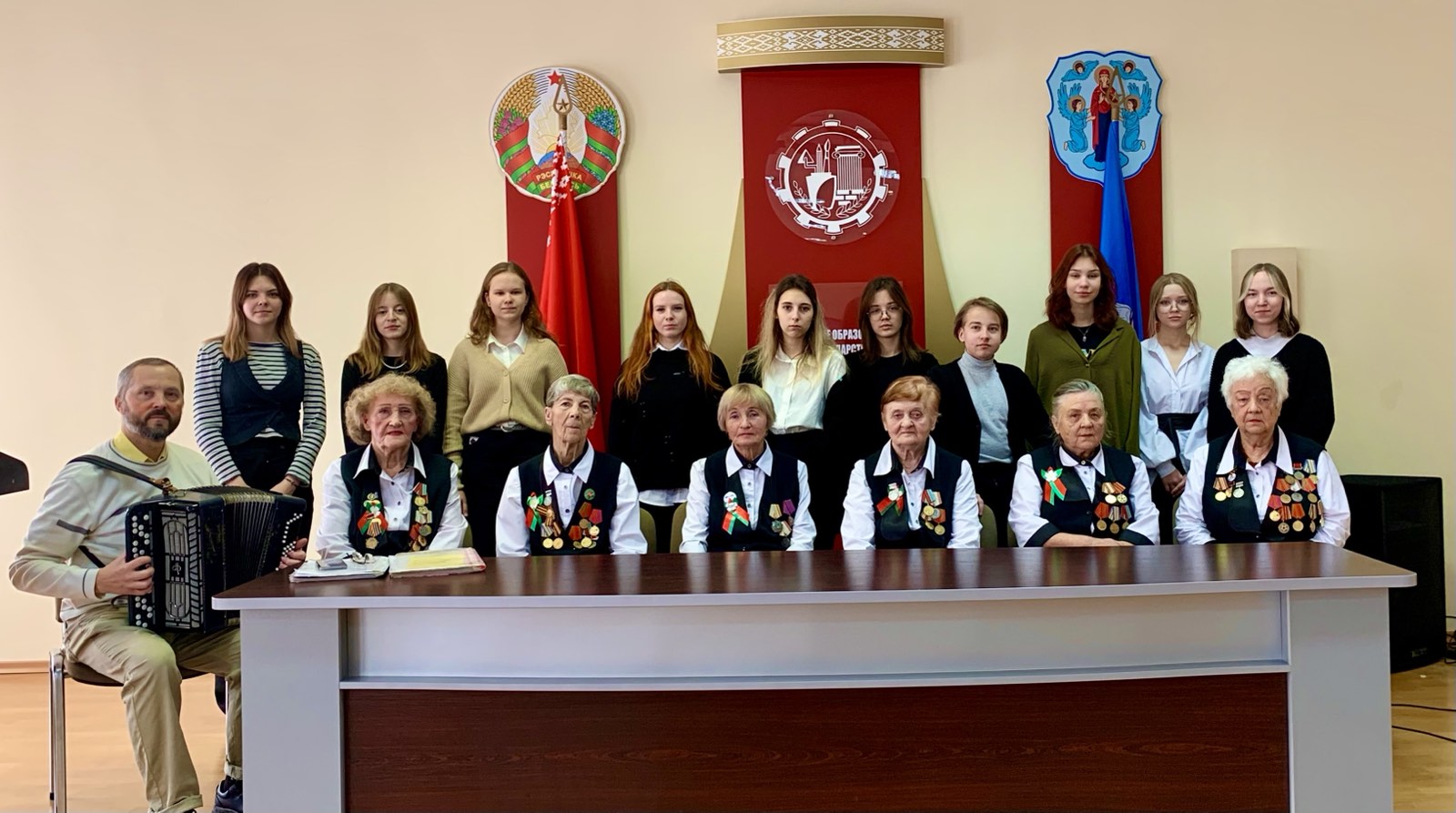 В колледже прошла встреча учащихся с коллективом «Судьбы», ветеранами Великой Отечественной Войны и узников концлагерей